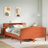 VidaXL Bunk Bed Without Mattress Wax Brown 140x190 Cm Solid Pine 3323073