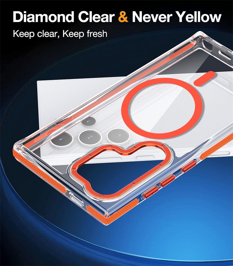 Compatible Samsung Phone Cases: S26 Ultra, S25 Magnetic, S23 Ultra Transparent, S23 Plus, S24+ Creative Design