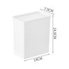 With Lid Laundry Detergent Storage Box Multifunctional Storage Slim Tall Design Laundry Powder Container Space Saving Stackable