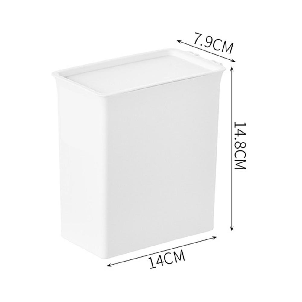 With Lid Laundry Detergent Storage Box Multifunctional Storage Slim Tall Design Laundry Powder Container Space Saving Stackable