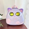 Stylish And Lightweight Childrens Backpack With Charming Cat Image Ideal Preschool For
