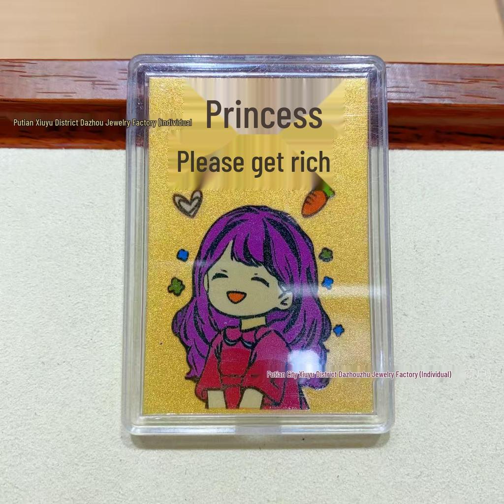 999 Pure Gold Smooth Sailing Fortune Magnet Sticker for Phones and Refrigerators