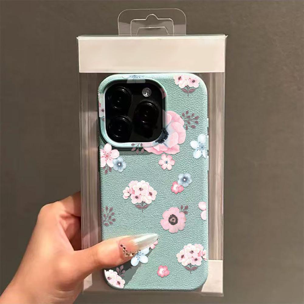 Garland Pattern Phone Case For Iphone 17 16 Plus 13 Pro Max 11 15 12 14 17E 16E 17Air Transparent Full Camera Protection Cover