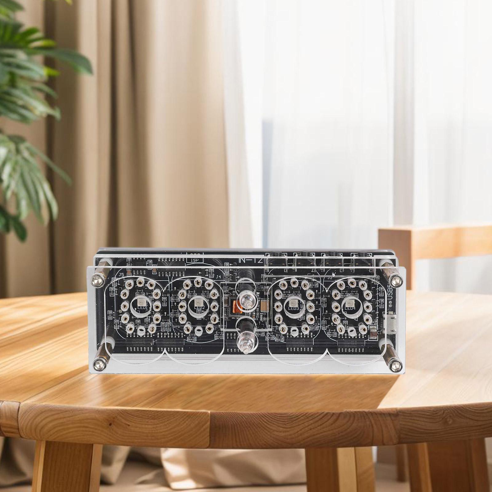 

Светодиодная лампа-трубка Часы IN12 Модуль ретро-часов Никси с RGB-подсветкой и USB-питанием для DIY-проектов CHINA