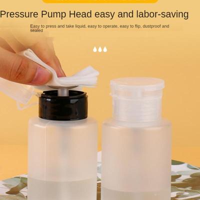 60ml Make-up-Entferner Wasserflasche Drei Farben Nagelverlängerungswerkzeuge Leere Flasche Make-up-Entferner Desinfektion Hydraulikflasche