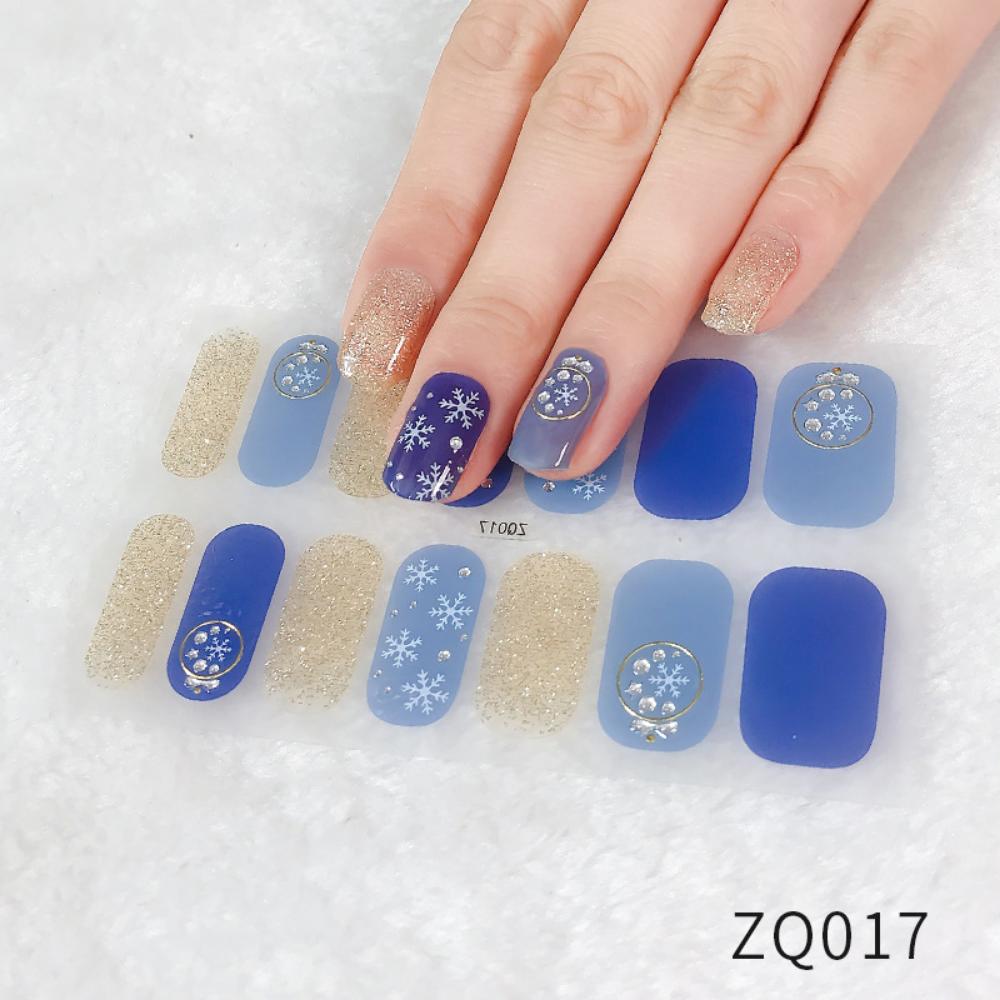 Whitening Three-dimensional Nail Sticker Full Sticker Waterproof Nail Patch Advanced Sense Simple Wind Nail Polish Glue