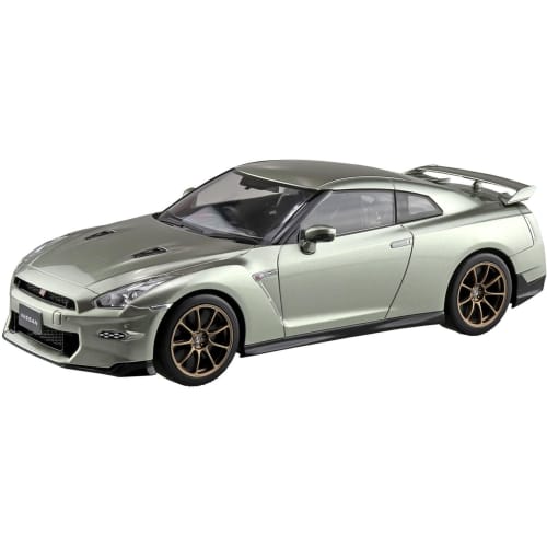 

Aoshima Bunka Kyozai 1/32 Scale Rakupla Snap Kit No.03-MJ Nissan R35 NISSAN GT-R 2024 Millennium Jade Pre-Colored Plastic Model Kit