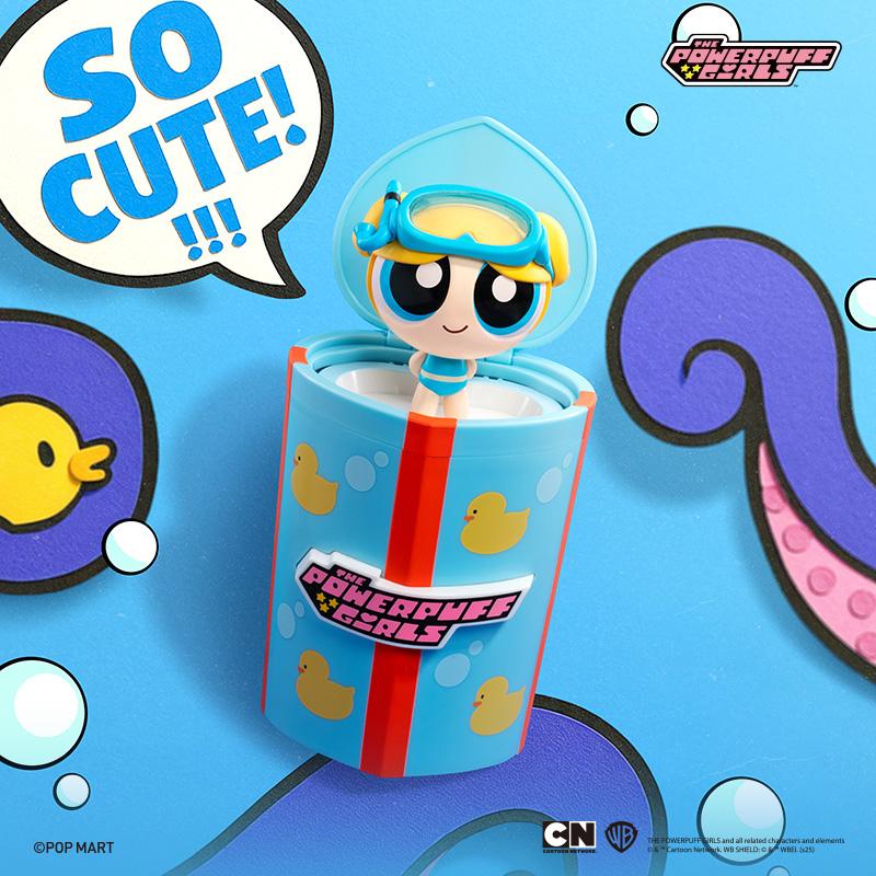 POP MART Figurinele Seriei Surpriză de Petrecere Powerpuff Girls Cutii Oarbe (Pachet Individual / Set de 9 Piese)