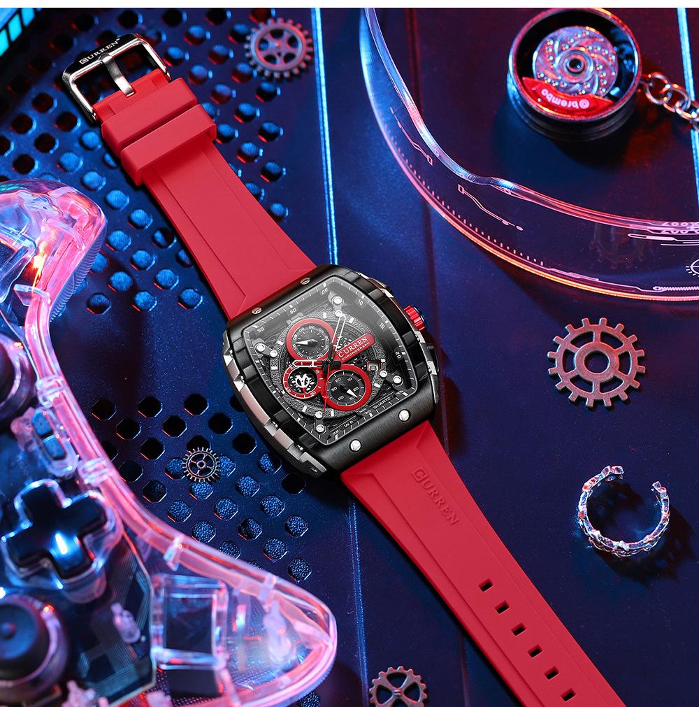 CURREN Men's Multifunction Chronograph Sports Watch 8442