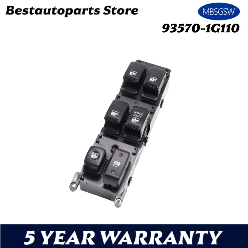 

93570-1G110 935701G110 Front Left Electric Power Window Master Switch For KIA RiO Hybrid 2006-2010