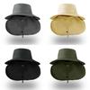 Summer Fisherman Hat With Large Brim For Outdoor Sun Protection And Neck Guard