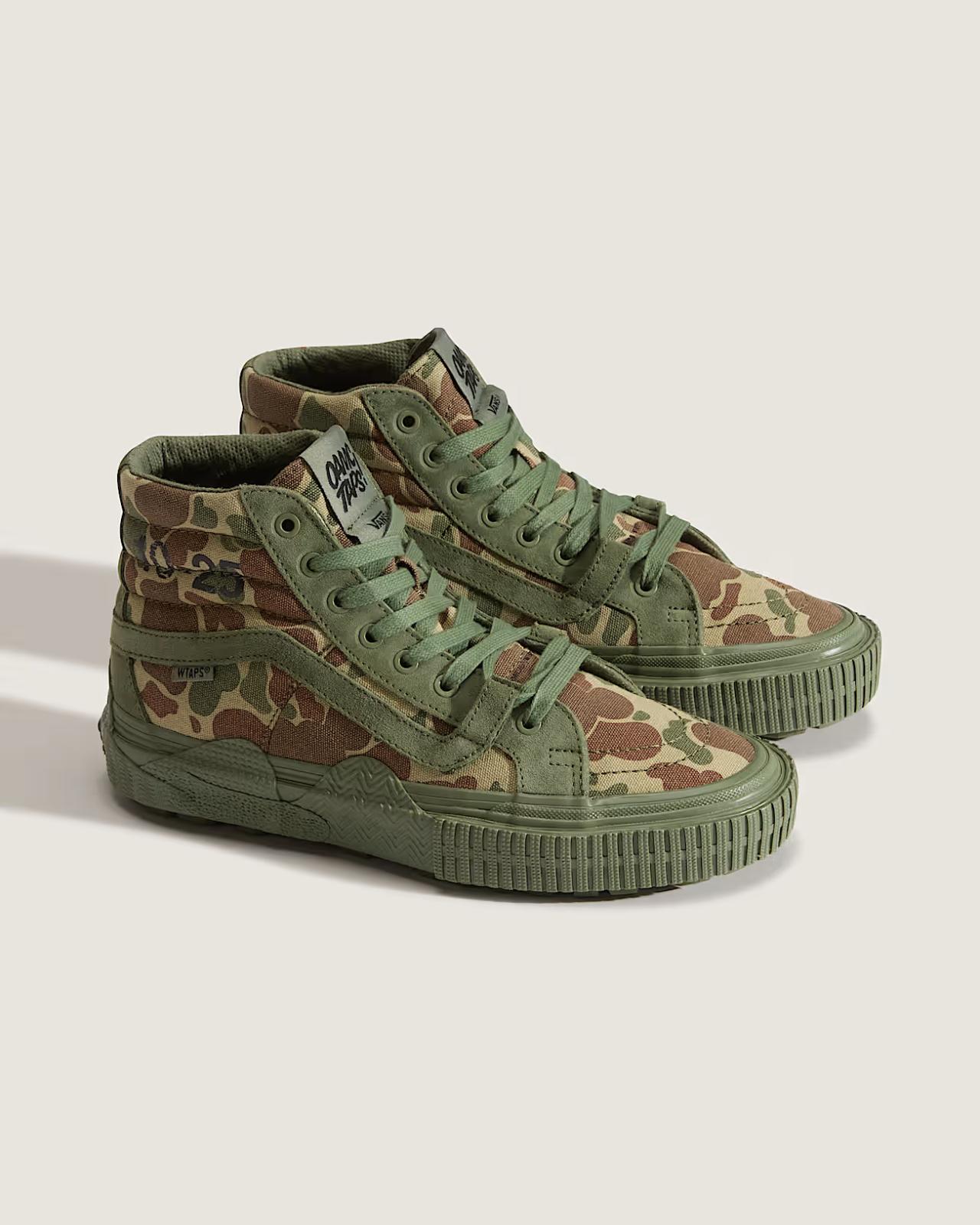 VN000MYGDP0 WTAPS OAMC OTW by Vans Sk8-Hi GL Lug Утиный Камуфляж (Мужской) 10