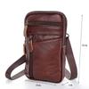 Genuine Leather Phone Chest Bag Large Capacity Messenger Bag Crossbody Phone Bag  Cell Phone