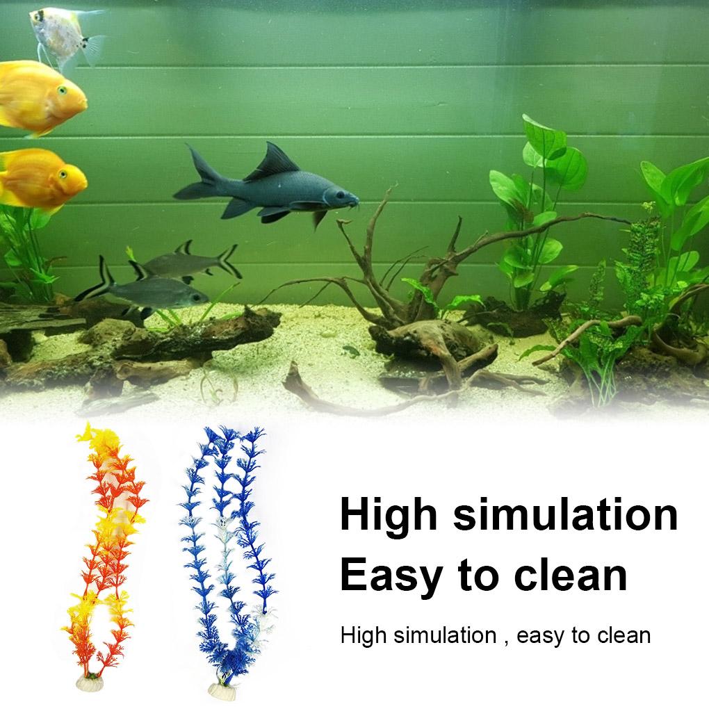 Simulare de plante artificiale ornament de plante acvatice Decor de acvariu din plastic Nou