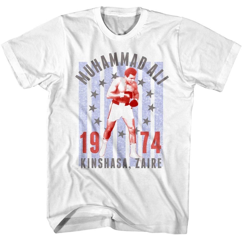 Muhammad Ali Kinshasa Zaire 1974 Men T Shirt XL