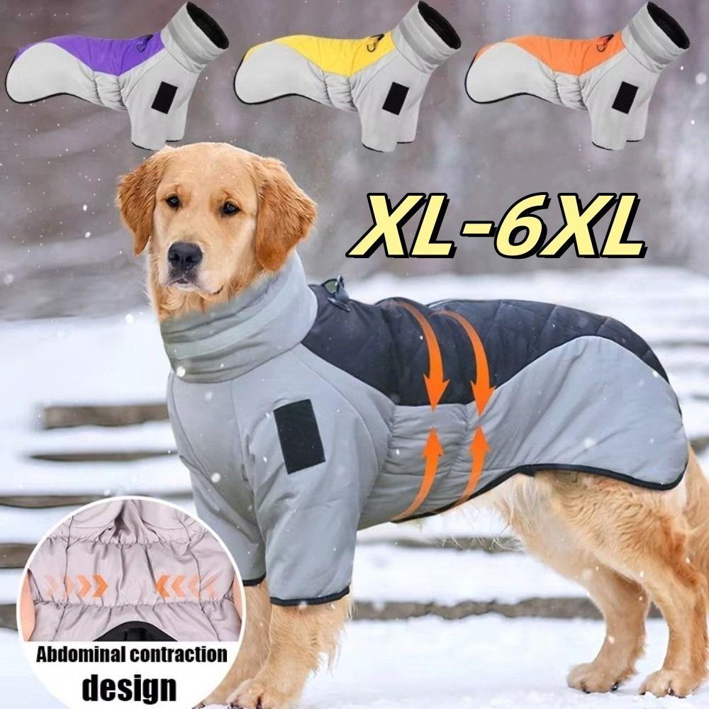 Waterproof Dog Down Jacket Reflection Pet Clothing New Large Dog Coat  for Medium Large Dogs