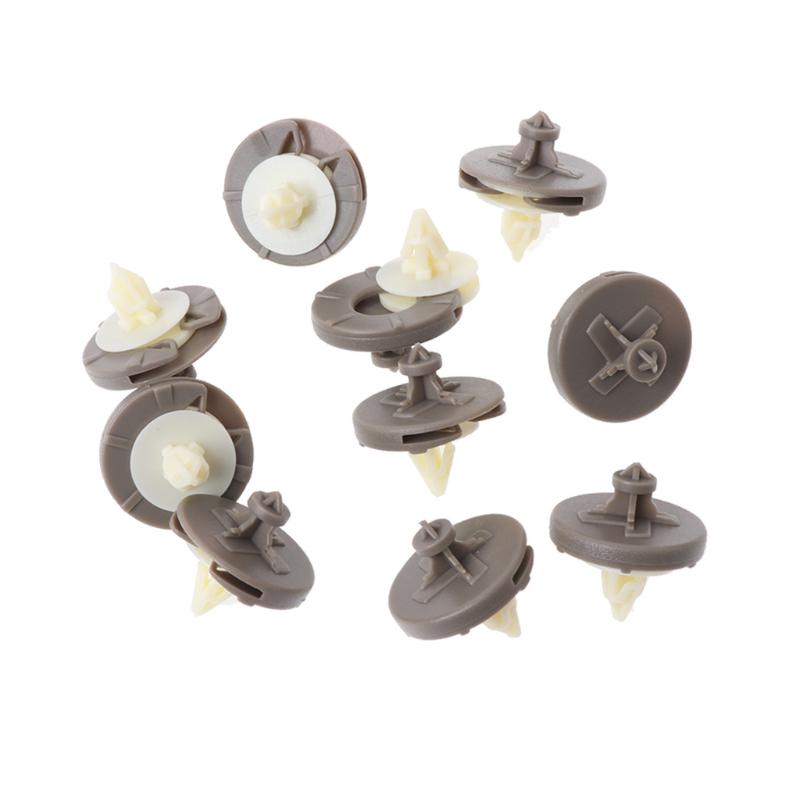 

10 шт. пластиковые зажимы для дверных карт для обрезки зажимов для дверной панели серый