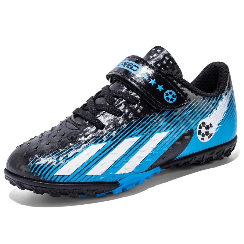 Neue Kinder-Klettverschluss-Fußballschuhe, junge und jugendliche, abgerissene Nägel, Wettkampf-Trainingsschuhe für Grund- und Sekundarschüler für Damen und Herren