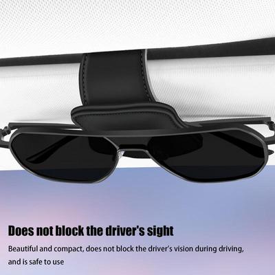 Sonnenbrillen-Clip fürs Auto, Brillenhalter-Clip fürs Auto, Brillenhalter-Clip für Brillen unterschiedlicher Größe, Ticketkarten-Clip, Auto-Sonnenblende