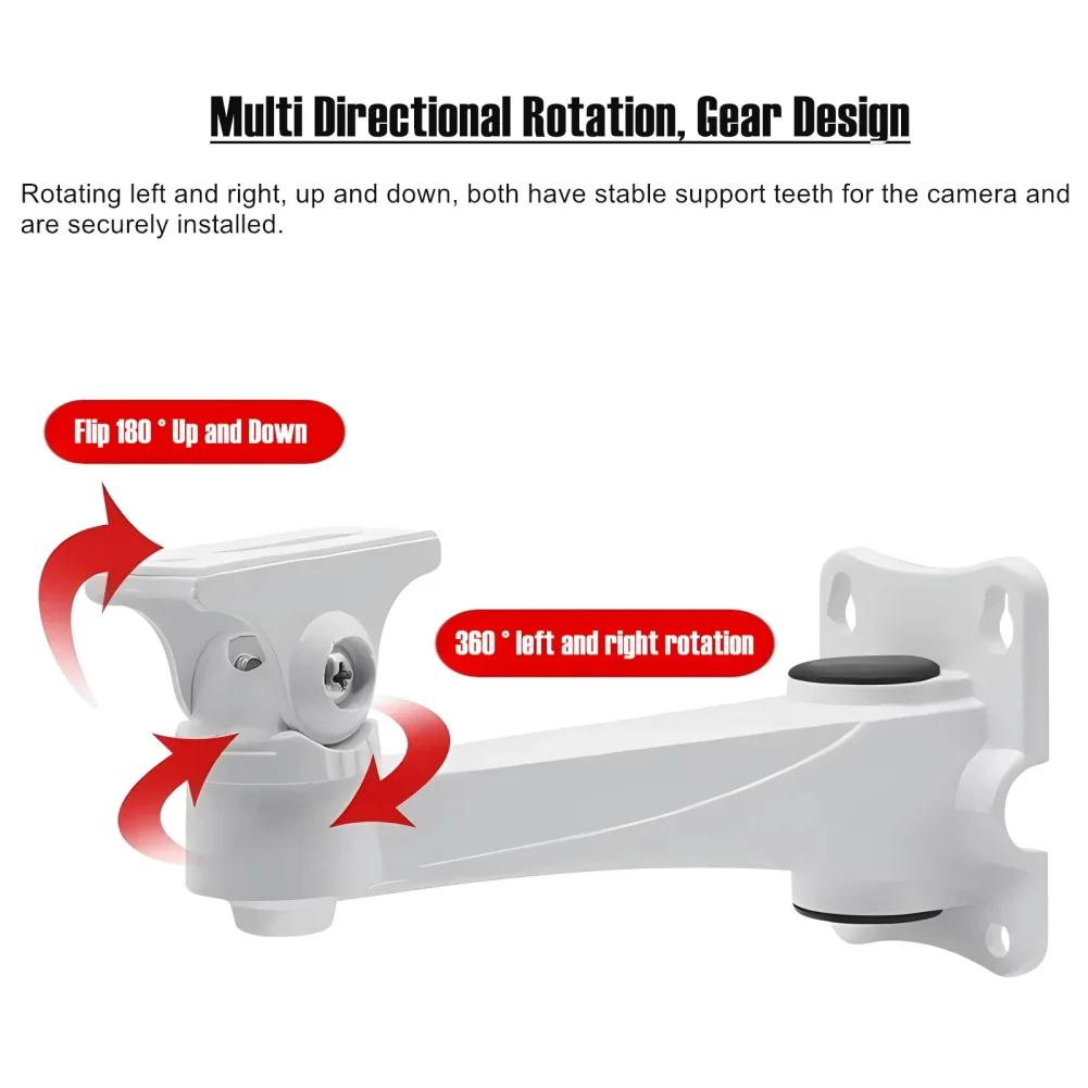 2026 Adjustable 360 Degree Aluminum Alloy Camera Wall Mount Bracket For Indoor Outdoor Security Systems Versatile Mounting