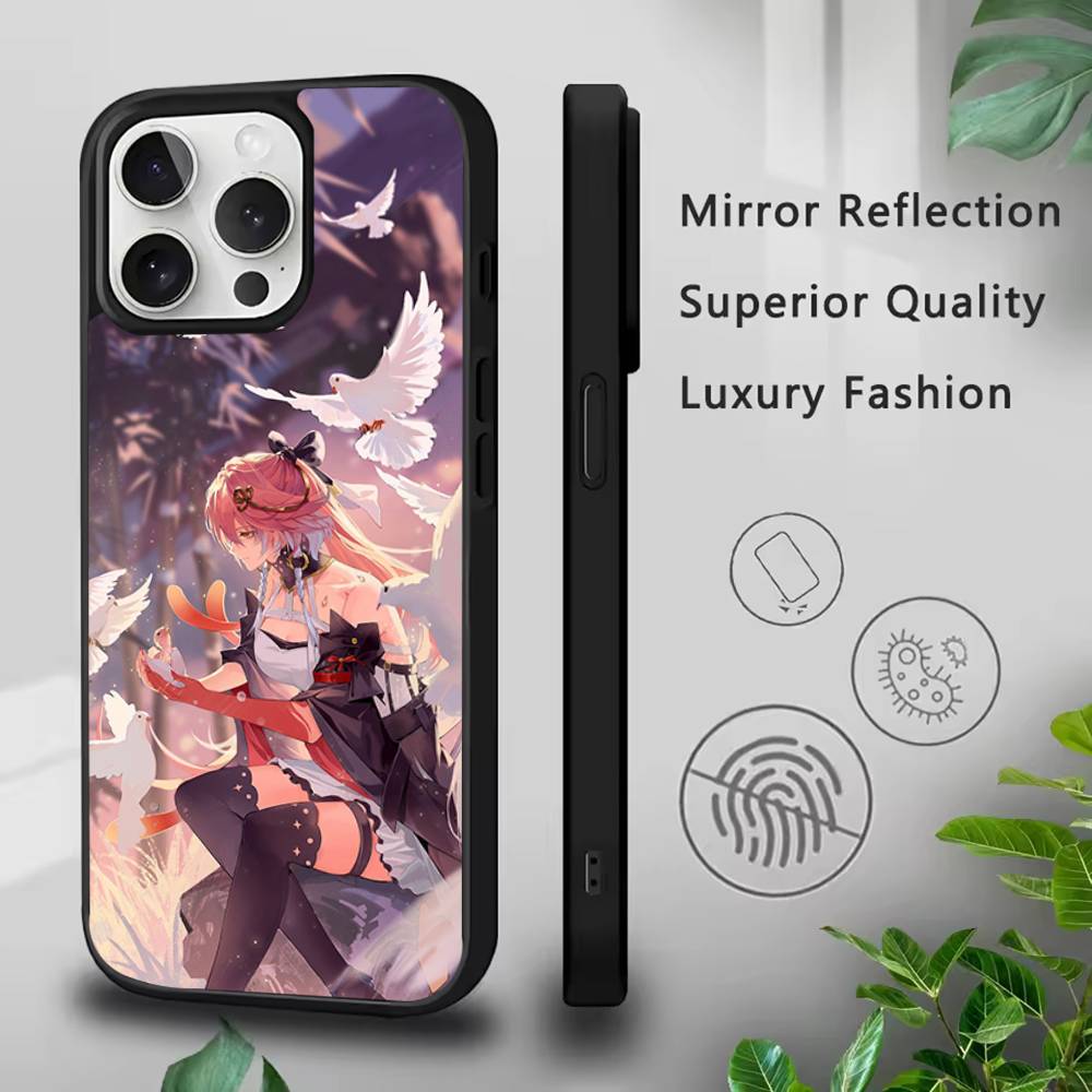 

Wuthering Waves C-Changli Phone Case For iPhone 17,16,15,14,13,12,11,Pro,Max,Plus,Mini,SE4,E Magnetic Magsafe Wireless Charging iPhone14Plus