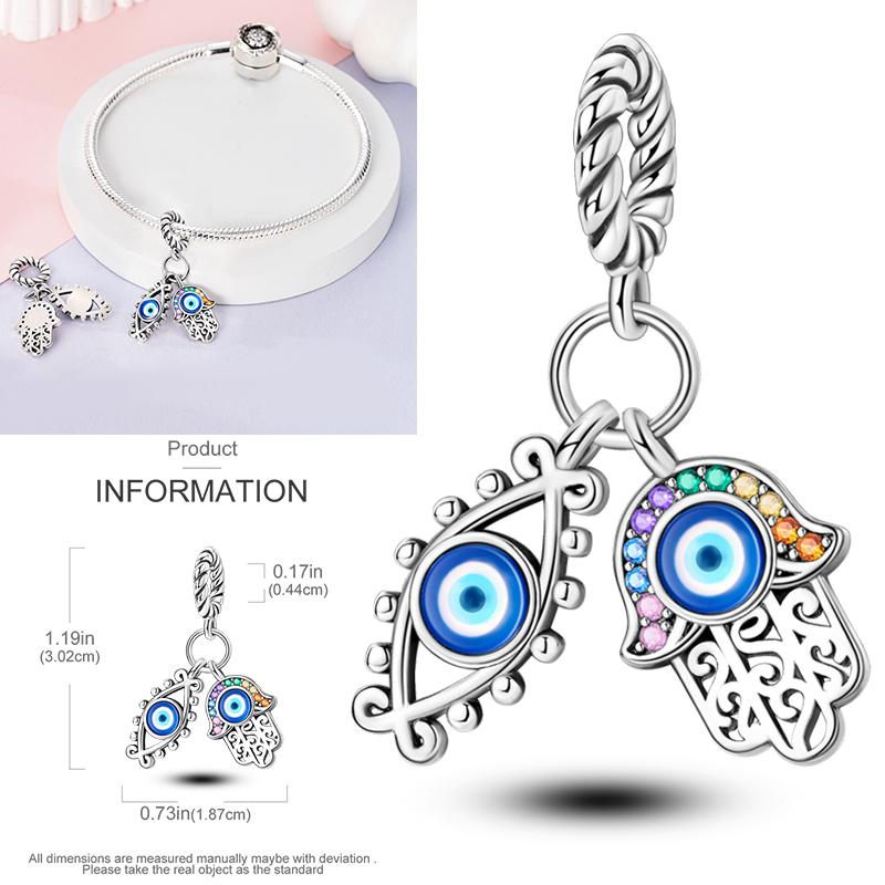 Copper Plated Elephant Sunflower Devil Eyes Christmas Tree Snowflake Charms For Women Diy Jewelry Anniversary Gifts
