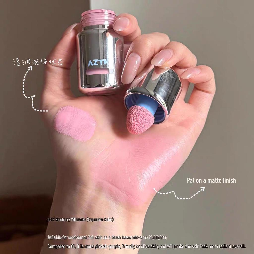 AZTK Vloeibare Blusher & Highlighter: Natuurlijke Matte Huidverbeteraar Crème