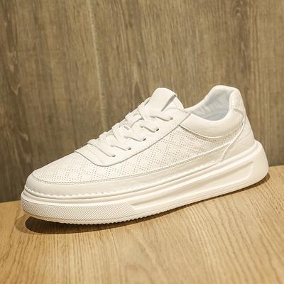 Fashion PARZIVAL High-quality Men's Shoes Brand Shoes Leathers Casual Sneakers Comfort Platform Male Skateboarding Shoe White Footwear