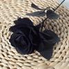 Single Velvet Strand Rose Simulation Flower Table Decor And Special Occasions