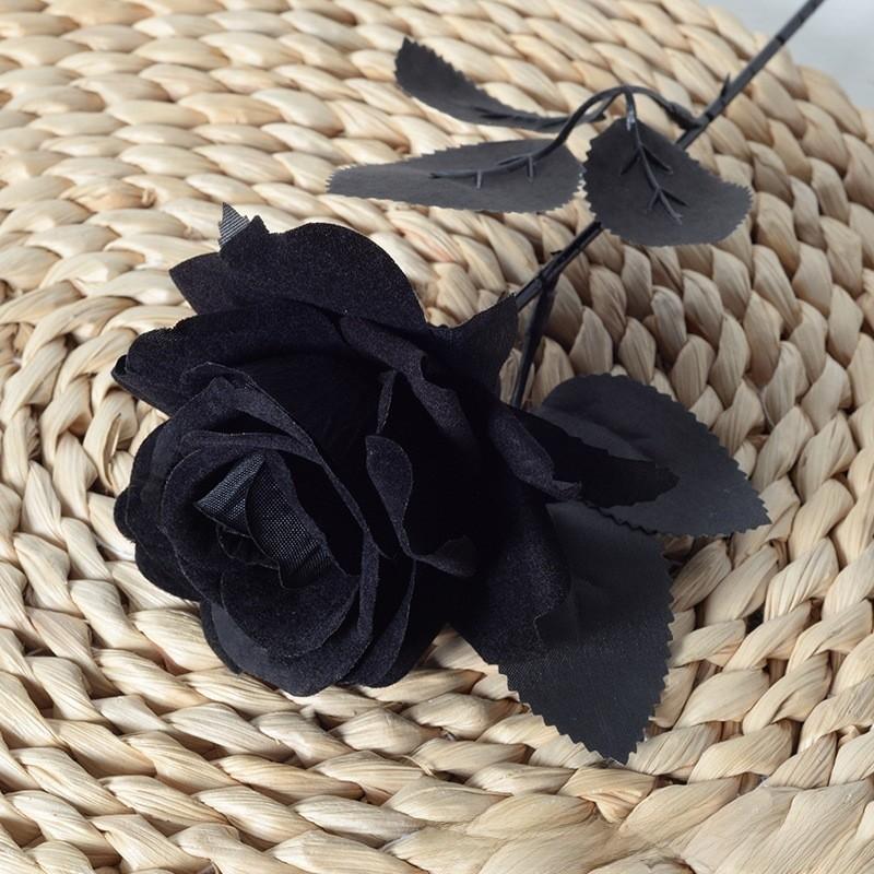 Single Velvet Strand Rose Simulation Flower Table Decor And Special Occasions