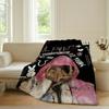 American rapper Lil Peeps Blanket For Sofa Office Bed Plane Travel Sleep Read Relax Camping Soft And Warm