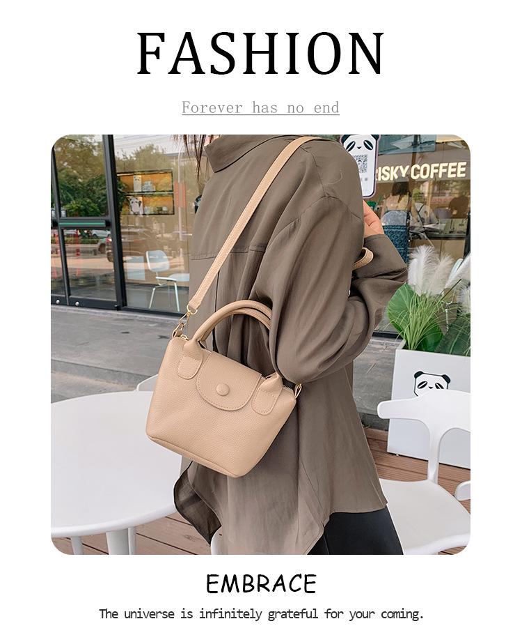 Kadın Fransız Şık Kova Çanta - 2023 Trend Çok Yönlü Çapraz ve Omuz El Çantası