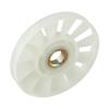 Garden Rotor Fan Blade Electric Pick Rotor Fan Blade 12 Blades For Trimming Machine Outer Diameter 80mm Plastic
