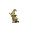 Alloy Witch Cat Figurine Hand Finished Vintage Effect Intricate Carvings Perfect for Halloween Home Gifting Option