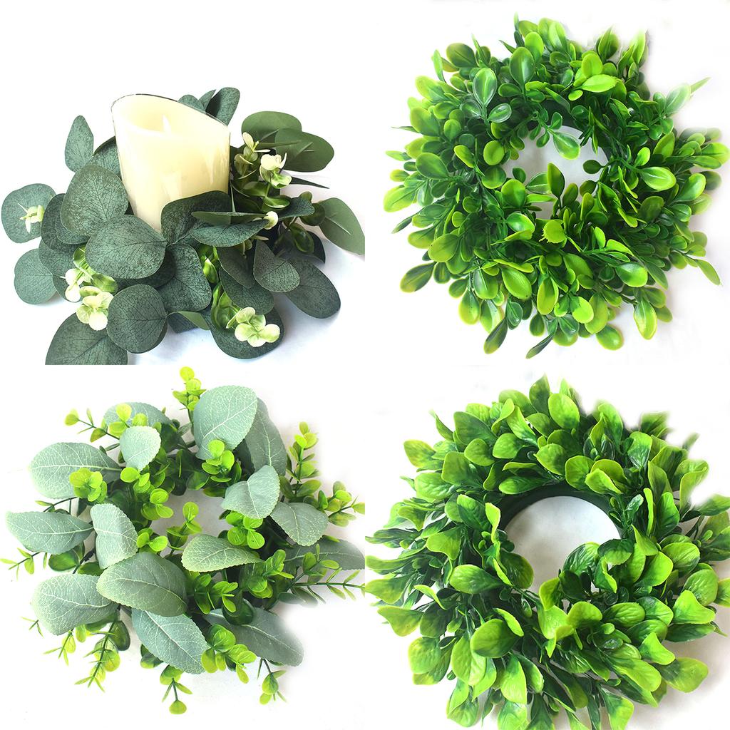 Buy Simulation Artificial Wreath Plastic Flower Garland Realistic