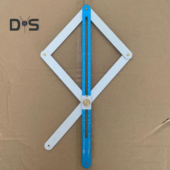 Eckwinkelsucher mit Skalen, hochpräzise, multifunktionale Diagonalwinkellehre aus Aluminiumlegierung, Winkelmesser, Winkelmesswerkzeuge für die Holzbearbeitung