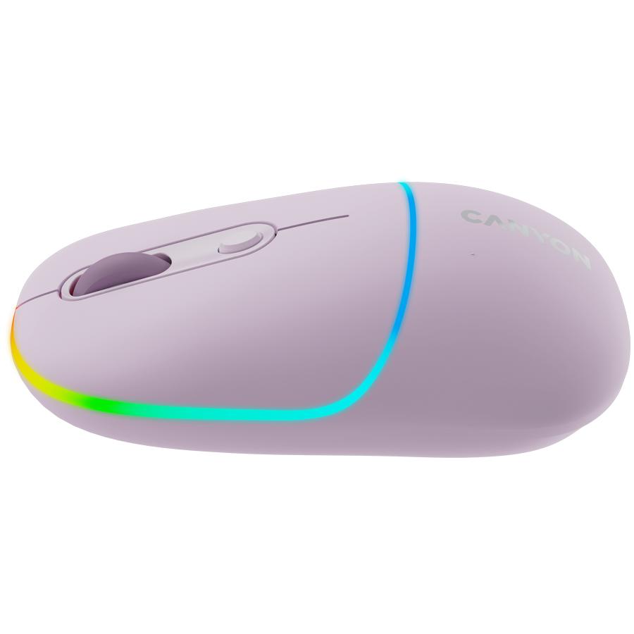 CANYON MW-22 2-in-1 Wireless Mouse RGB Pink