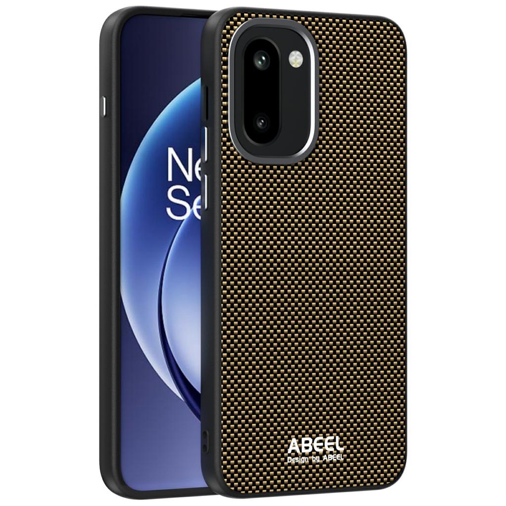 ABEEL Voor OnePlus 15R 5G Magnetische Hoes Bedrukt PC TPU Aluminiumlegering Leer Telefoonhoes