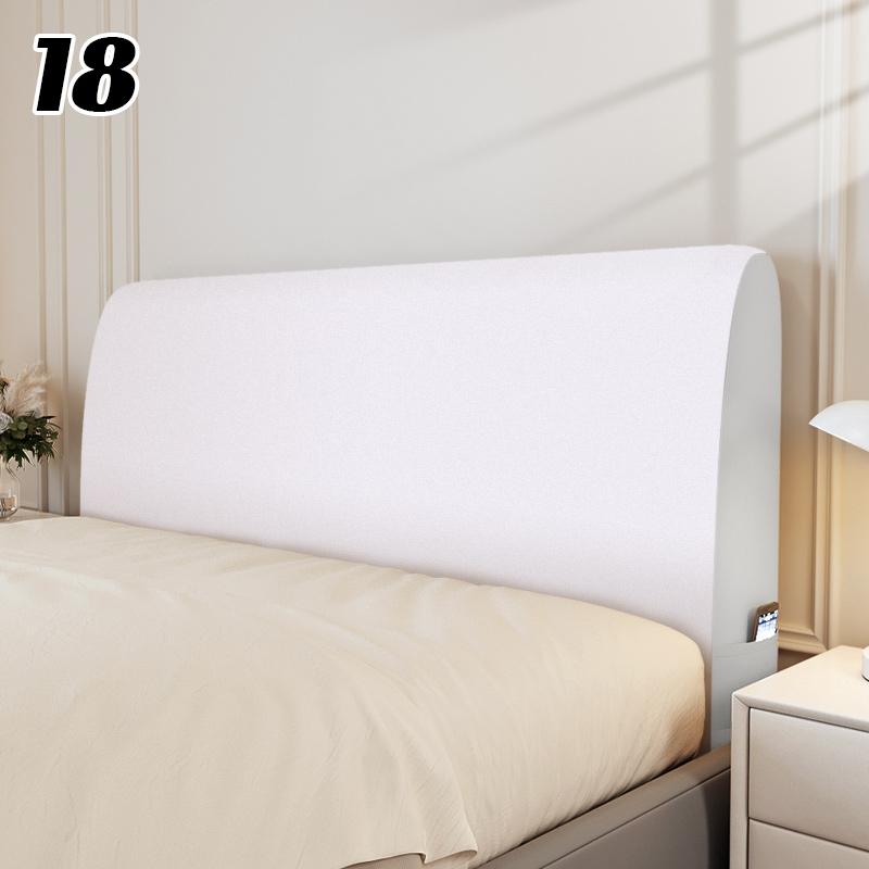 

Chinese Style Elastic Bedhead Cover All-Inclusive Dust-proof Soft Headboard Protector Backrest Cover Universal Bed Head Covers 120x65cm