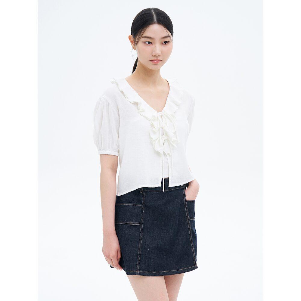8Seconds Frill Blouse White White/S