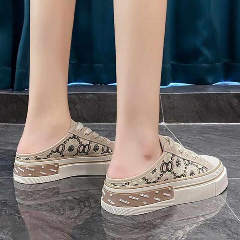 Sandals Summer 2024 With Strap Shoes For Women Height Woman Slippers Chic And Elegant Slides Premium Sale Clappers Luxury