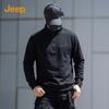 Men's American Style Half-Zip Stand-Collar Sweatshirt