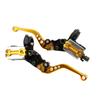 Motorrad 2 Ölaufkleber Box Bremskupplung Pumpenhebel Hydraulik Hauptzylinder Reservoir für Honda Yamaha Moto