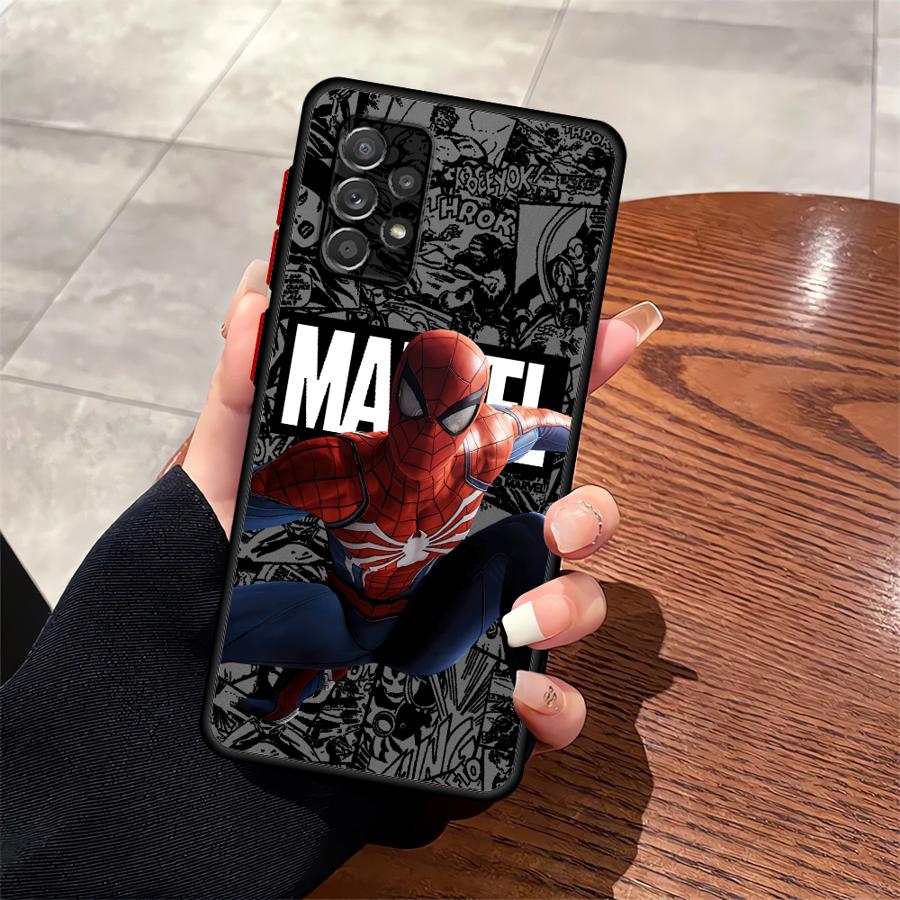 Funda para Teléfono Spider-Man Heroes Return para Samsung Galaxy A16 A53 A14 A23 A56 A55 A35 A73 A33 A54 A15 A17 A52 A34 A36 A52S