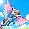 Rainbow Unicorn Pegasus Kite for Kids