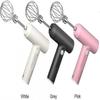 Hand Mixers Multifunctional Electric Whisk 3 Speeds With Stainless Steel Beaters, Usb Rechargeable, Accessories For Baking Cooking Making Cake(grey)
