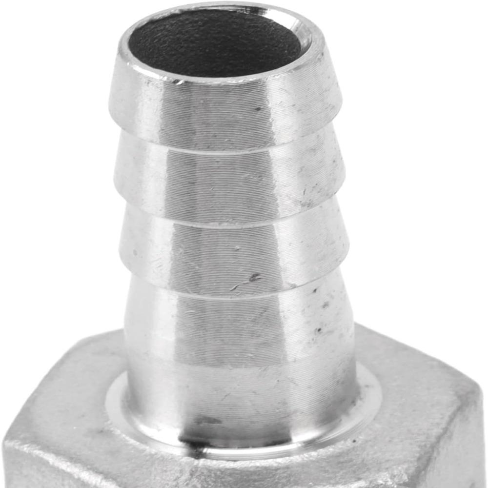 4pcs 13mm 1/2in Hose Barb Connector Stainless Steel Pipe Fitting Coupler Home Brew Fitting
