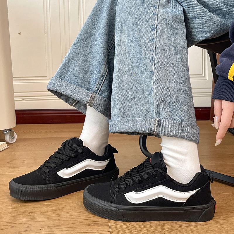 Zapatillas de Lona Casuales Retro Unisex Diseño de Nicho Zapatos de Caña Baja para Pareja Tallas 35-44 para Streetwear Caminar Viajar y Uso Diario