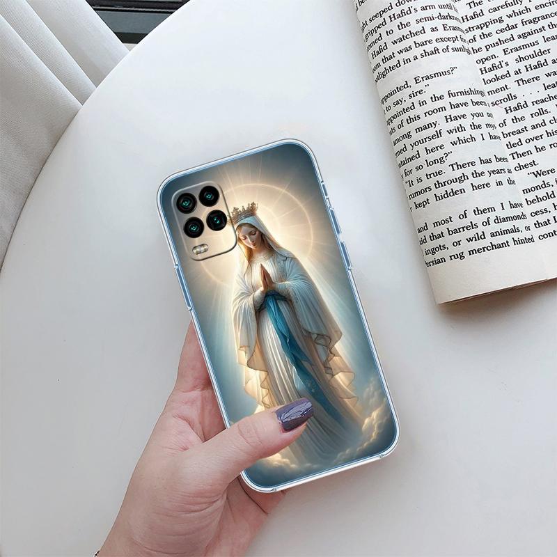 

BH47 Virgen Maria Transparent Phone Case for Motorola Moto G40 G04 G05 One Ace Action Fusion + Plus Hyper Macro Vision Zoom Motorola One (P30 Play)