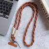 Nylon Twist Strap Phone For iPhone 17 Pro Max Universal Long Crossbody Rope Fits Outdoor Mountaineering Shoulder Neck Strap Rope